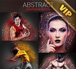 PS动作：Abstract Photoshop Action